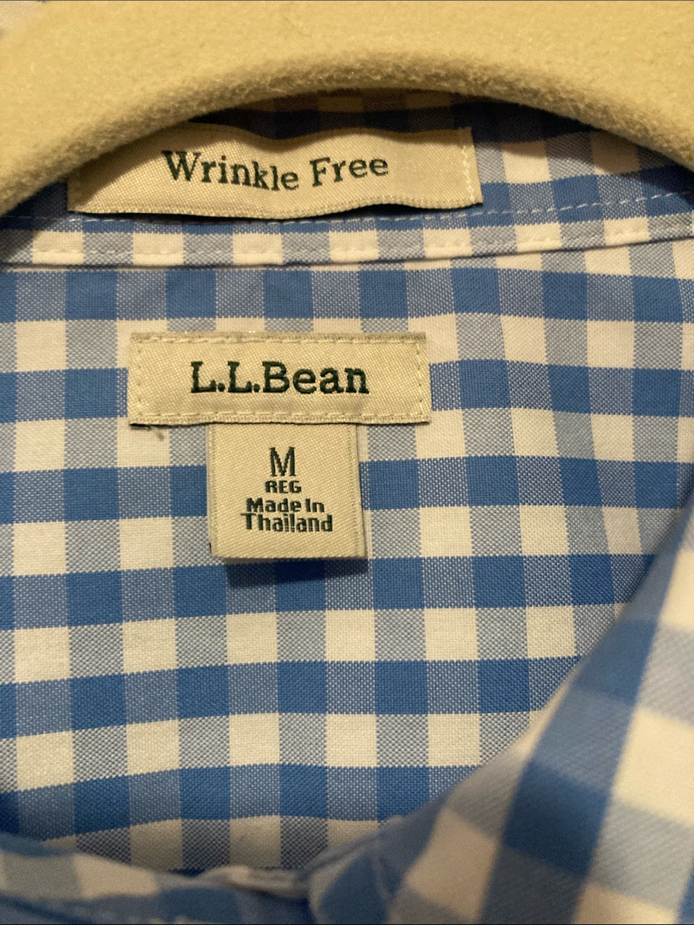 LLBEAN button up blouse, 3/4 Sleeve - Picture 2 of 3